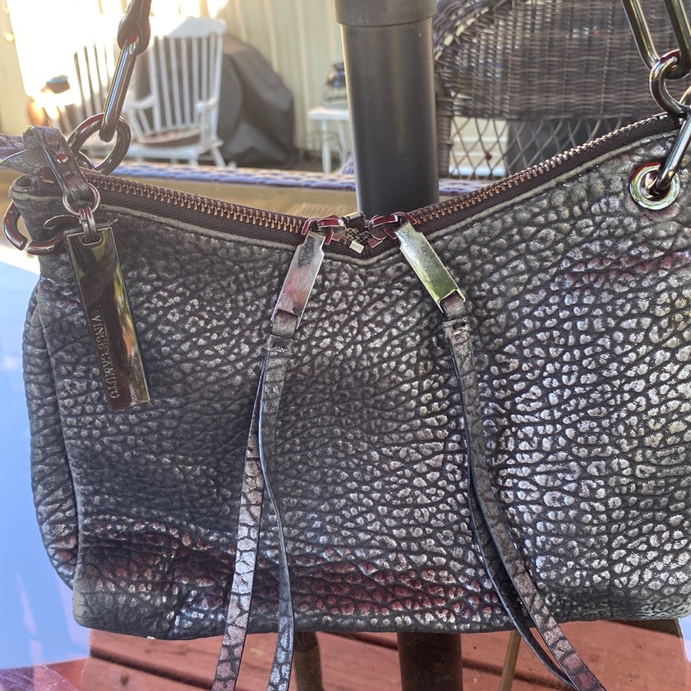 Vince Camuto Ida Textured Leather Shoulder Bag -